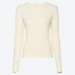 Damen NKD Damen-Strick-Pullover aus reiner Baumwolle