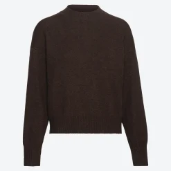 Damen NKD Damen-Strickpullover mit hohem Kragen