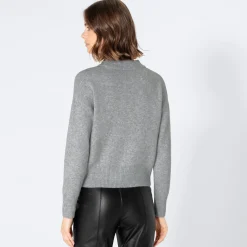 Damen NKD Damen-Strickpullover mit Stickerei