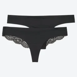 Damen NKD Damen-String mit Zero-Feel-Design, 2er-Pack