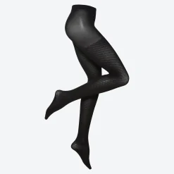 Damen NKD Damen-Strumpfhose mit Rauten-Musterung, 60 DEN