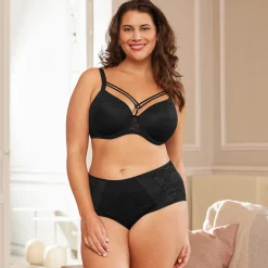 Damen NKD Damen-Taillenslip mit Spitze, große Größen
