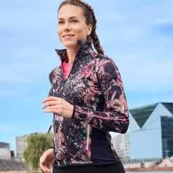 Damen NKD Damen-Trainingsjacke mit Stehkragen