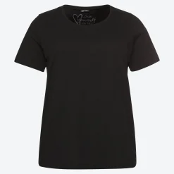 Damen NKD Damen-T-Shirt aus reiner Baumwolle, große Größen