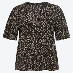 Damen NKD Damen-T-Shirt mit Rundhalsausschnitt, große Größen