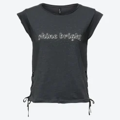 Damen NKD Damen-T-Shirt mit Schnürung