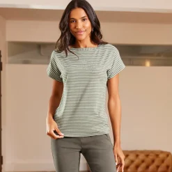Damen NKD Damen-T-Shirt mit Strasssteinen