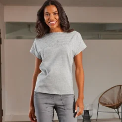 Damen NKD Damen-T-Shirt mit Strasssteinen