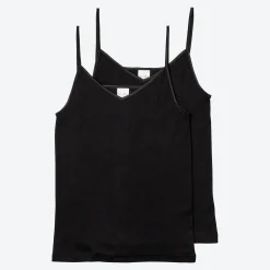 Damen NKD Damen-Unterhemd mit Spaghettiträgern, 2er-Pack