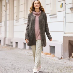 Damen NKD Damen-Velvethose mit Komforthosenschnitt