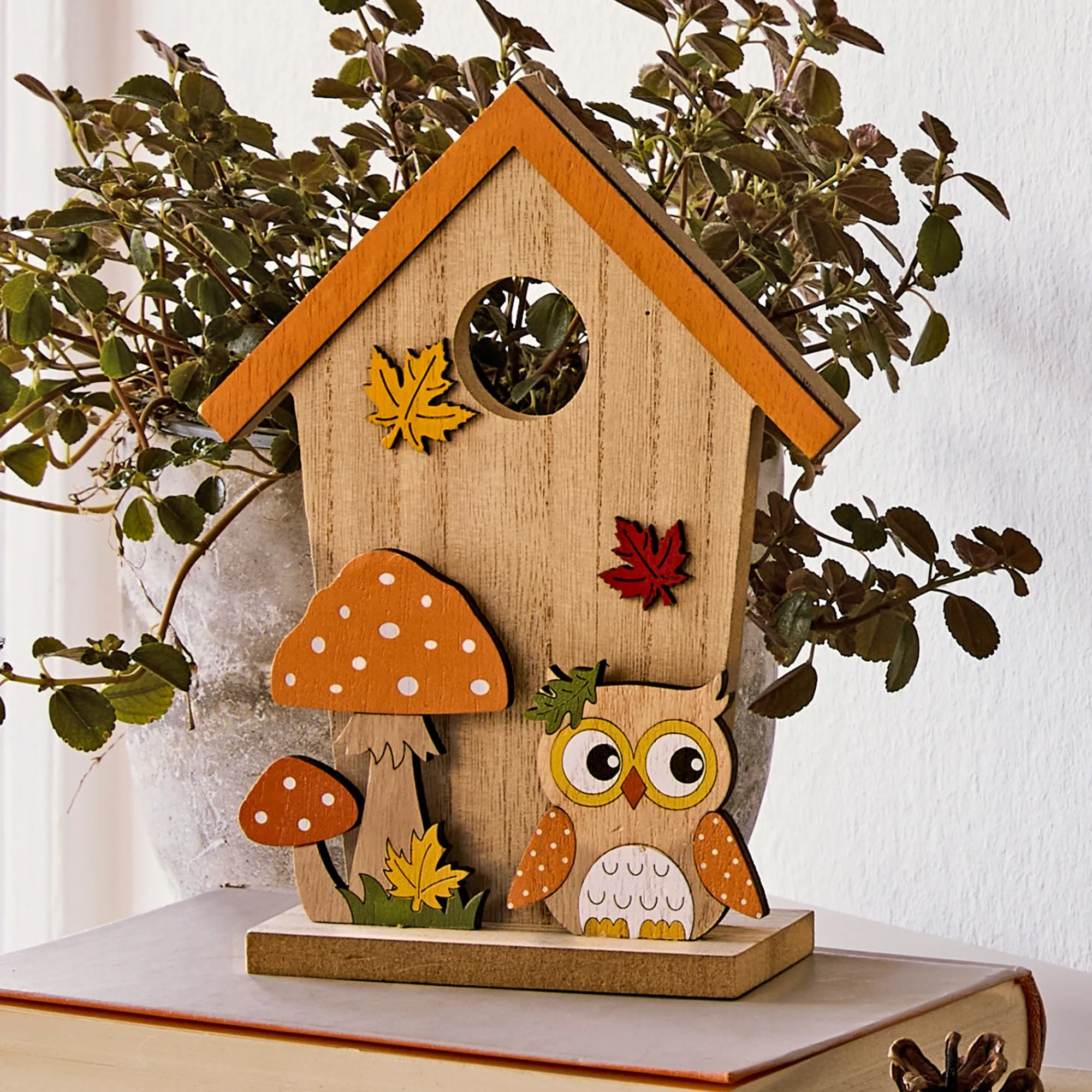 NKD Deko-Figur in herbstlichem Design, ca. 14x5x19 cm