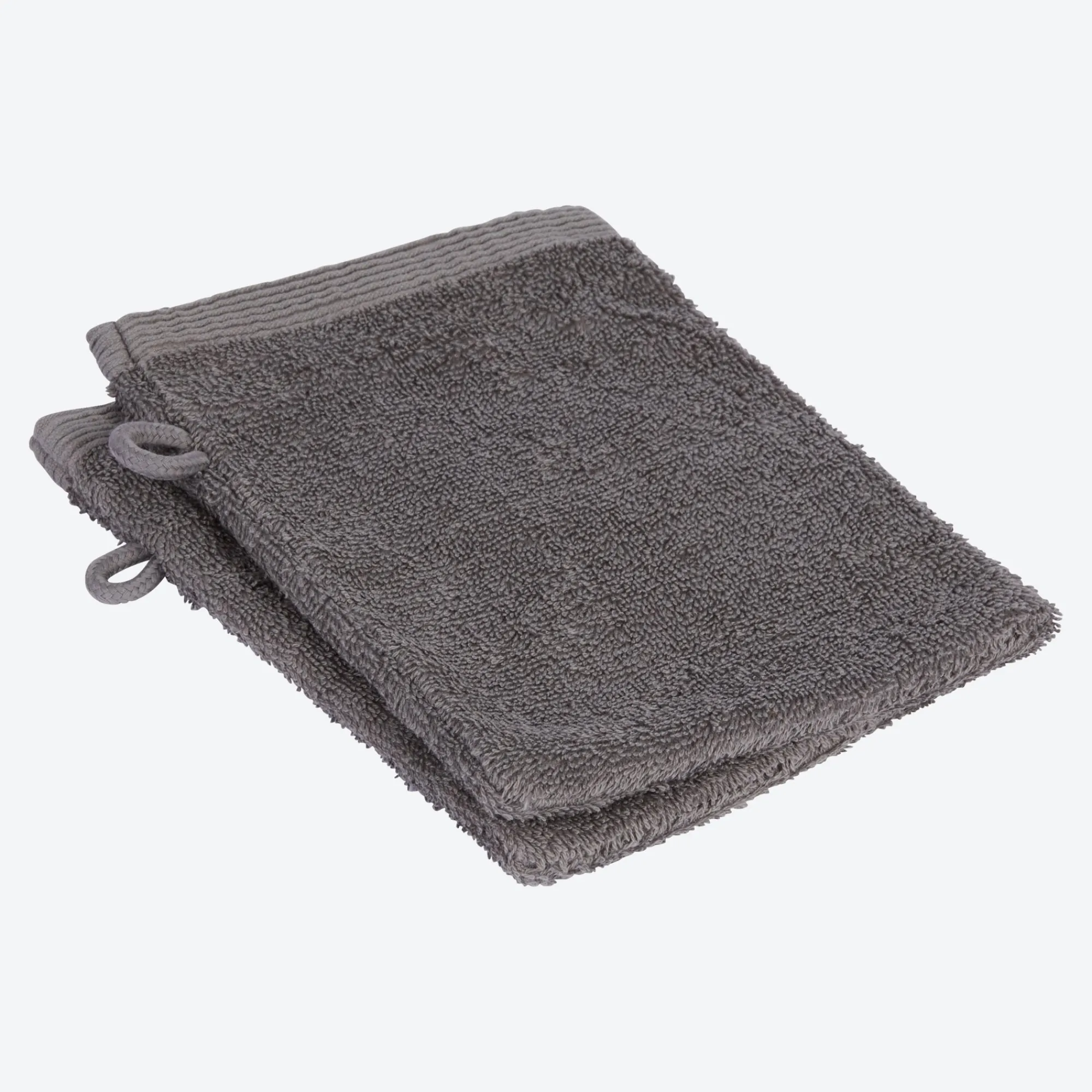 NKD Frottee-Waschhandschuh, PREMIUM, 16x21cm, 2er-Pack