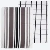 NKD Geschirrtuch aus reiner Baumwolle, 2er-Pack, 45x65cm