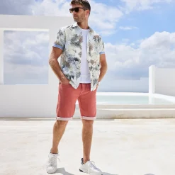 Herren NKD Herren-Bermudas im 5-Pocket-Style