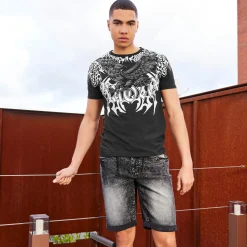 Herren NKD Herren-Bermudas im Used-Look