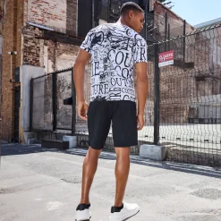 Herren NKD Herren-Bermudas mit elastischem Band