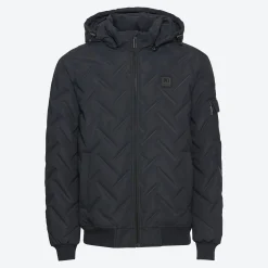 Herren NKD Herren-Bomberjacke mit abnehmbarer Kapuze