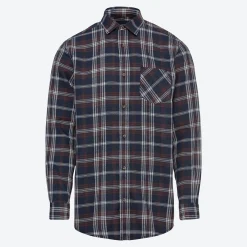Herren NKD Herren-Flanellhemd mit Kentkragen