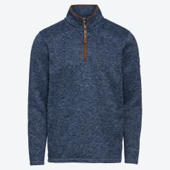 Herren NKD Herren-Fleece-Troyer mit Stehkragen