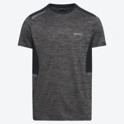 Herren NKD Herren-Funktions-T-Shirt in Mélange-Optik