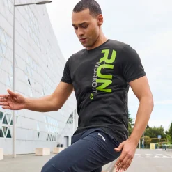 Herren NKD Herren-Funktions-T-Shirt mit reflektierenden Prints