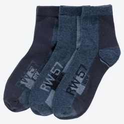 Herren NKD Herren-Kurzschaftsocken, 3er-Pack
