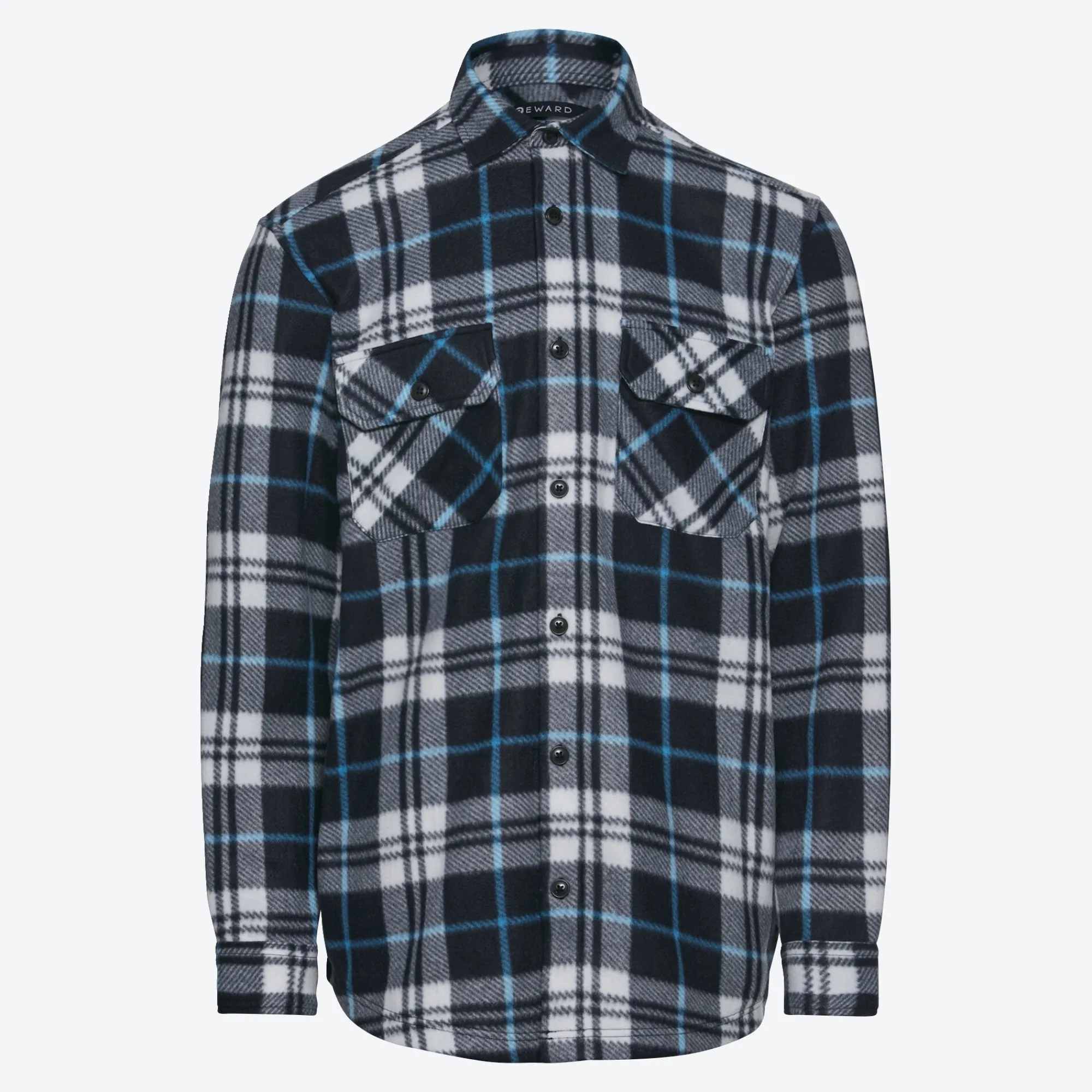 Herren NKD Herren-Langarm-Hemd aus Polarfleece