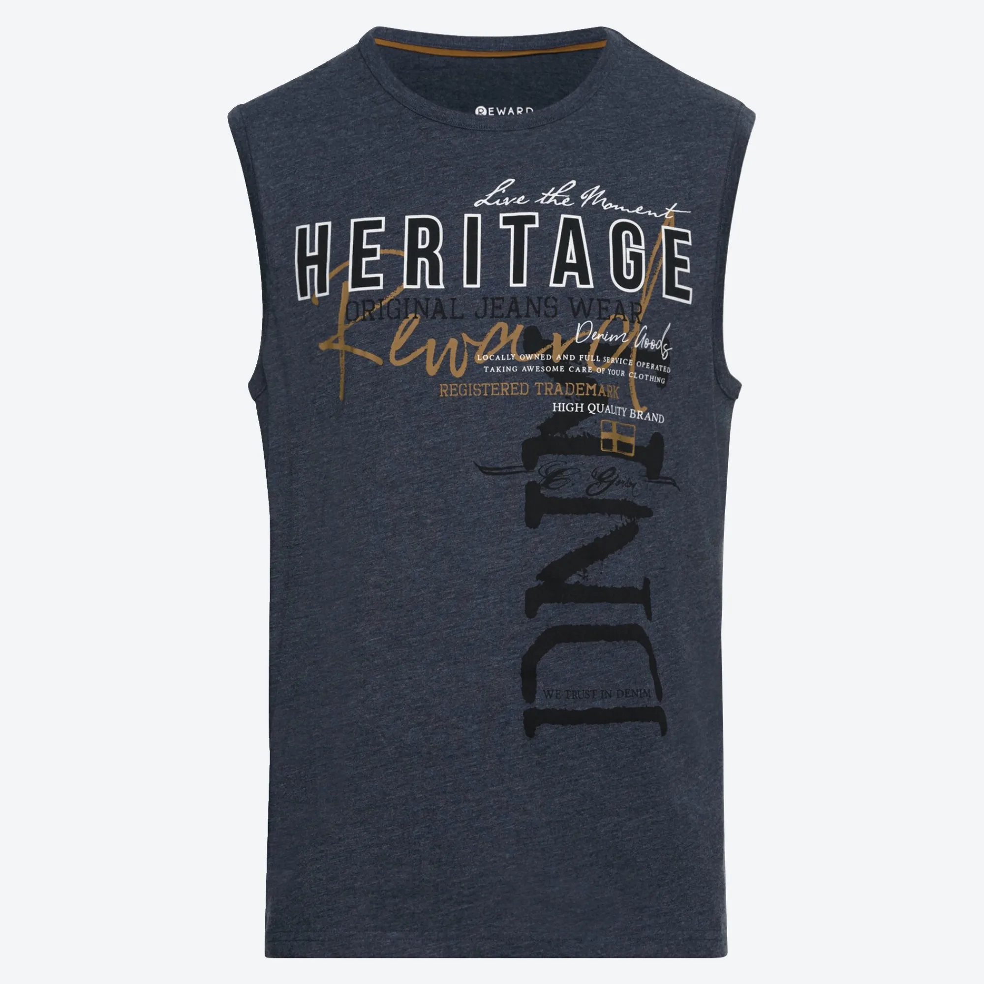 Herren NKD Herren-Muskelshirt mit breiten Trägern