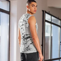Herren NKD Herren-Muskelshirt mit Rundhalsausschnitt