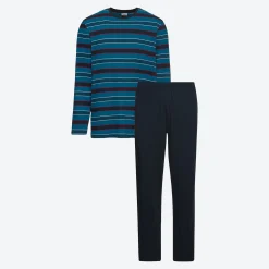 Herren NKD Herren-Pyjama mit Streifen, 2-teilig