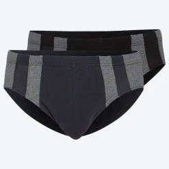 Herren NKD Herren-Slip mit Kontrast-Streifen, 2er-Pack