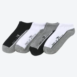 Herren NKD Herren-Sneaker-Socken, 4er-Pack