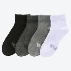 Herren NKD Herren-Sneaker-Socken, 4er-Pack
