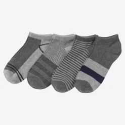 Herren NKD Herren-Sneaker-Socken in verschiedenen Designs, 4er-Pack
