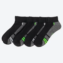 Herren NKD Herren-Sportsneaker-Socken mit Dehnungszone, 4er-Pack