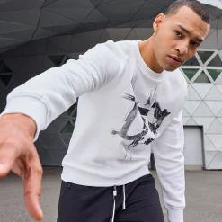 Herren NKD Herren-Sweatshirt mit Frontaufdruck