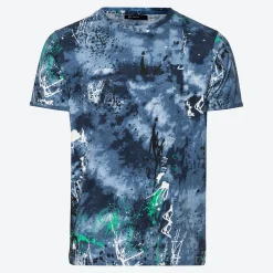Herren NKD Herren-T-Shirt mit Graffiti-Druck