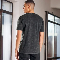 Herren NKD Herren-T-Shirt mit großem Frontaufdruck