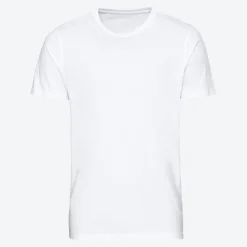 Herren NKD Herren-T-Shirt mit Rundhalsausschnitt, 2er-Pack