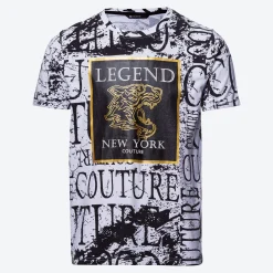 Herren NKD Herren-T-Shirt mit Rundhalsausschnitt