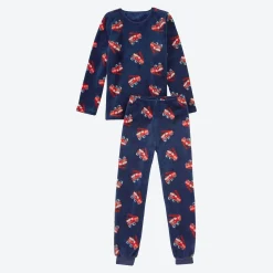 Kinder NKD Jungen-Schlafanzug aus Fleece, 2-teilig