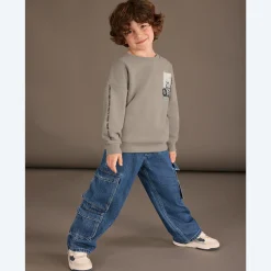 Kinder NKD Kinder-Jungen-Jeans im Cargo-Style