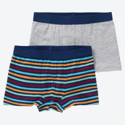 Kinder NKD Kinder-Jungen-Retroshorts, 2er-Pack