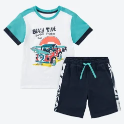 Kinder NKD Kinder-Jungen-Set mit Aufdruck, 2-teilig