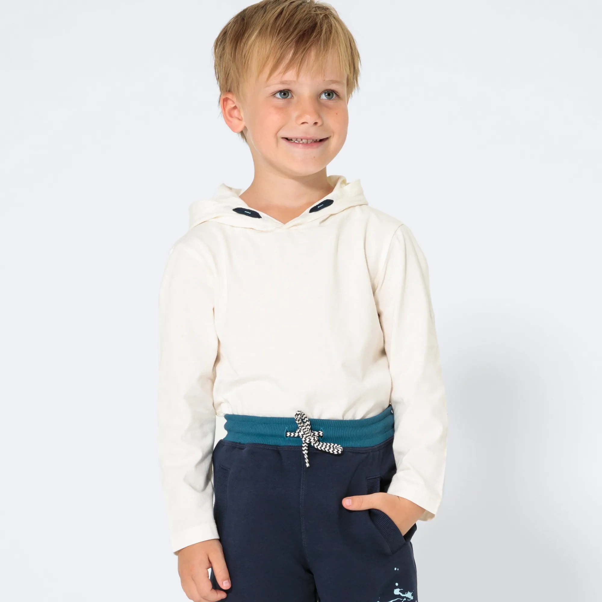 Kinder NKD Kinder-Jungen-Set mit kariertem Hemd, 2-teilig