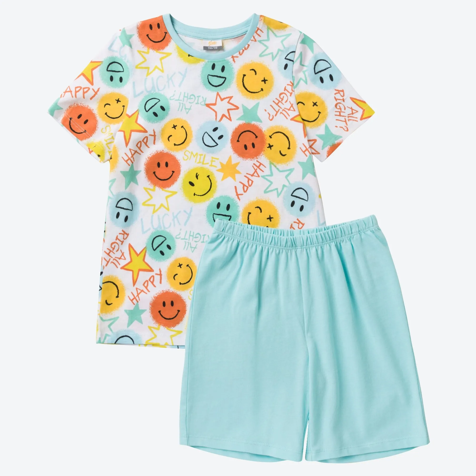 Kinder NKD Kinder-Jungen-Shorty mit AOP-Shirt