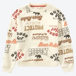 Kinder NKD Kinder-Jungen-Sweatshirt mit Schriftzügen-Aufdruck