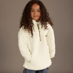Kinder NKD Kinder-Mädchen-Fleeceshirt mit Stehkragen