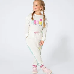 Kinder NKD Kinder-Mädchen-Jogginghose mit Stickerei