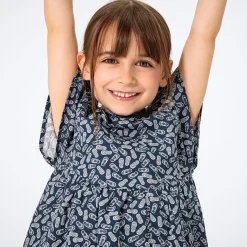 Kinder NKD Kinder-Mädchen-Kleid aus Baumwolle